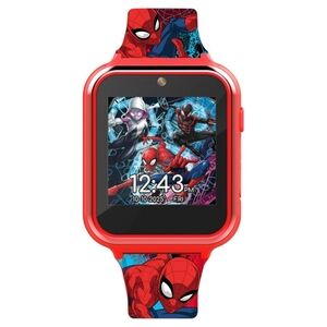 Marvel Spiderman NIB Kids Red Touch Screen Interactive Smart Watch 42mm Ages 6+